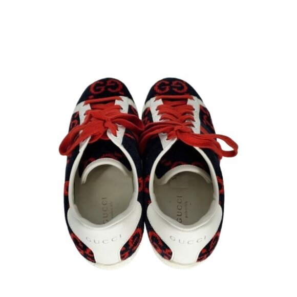 Gucci Ace GG Terry Cloth Lace Up Sneakers - Picture 4 of 10